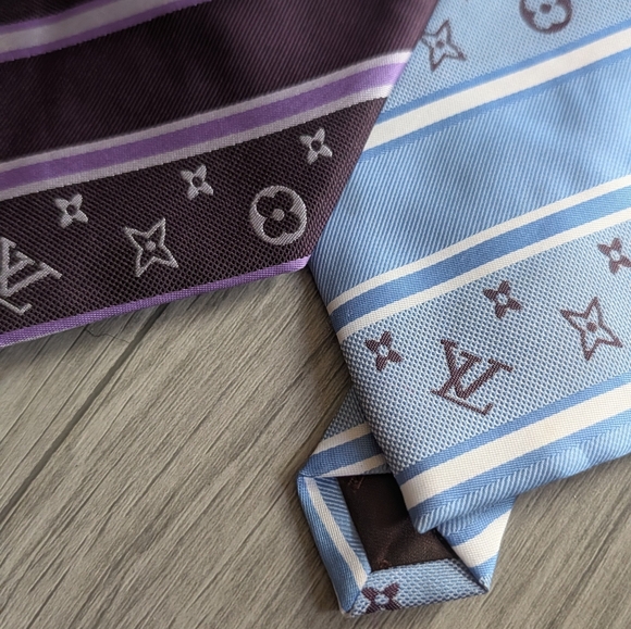LOUIS VUITTON Combo Tie Lot 🩵💜💚 - Picture 4 of 8